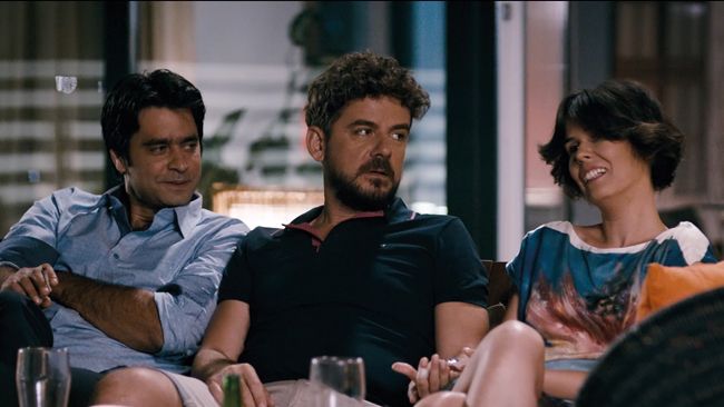 Theo Marton (David), Vlad Zamfirescu (Tom) și Irina Velcescu (Ana) 