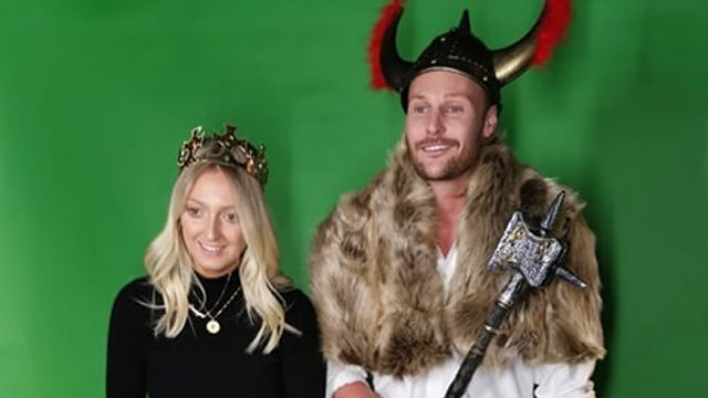 Georgia Hirst și Jordan Patrick Smith (serialul „Vikingii“)