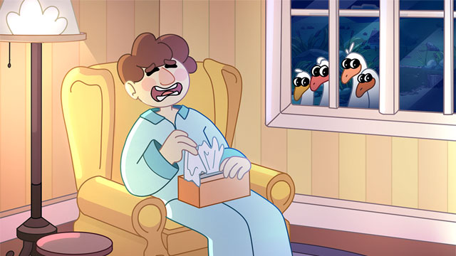 Imagine din Geese-y does it! 